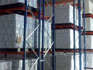 With our new storage system, the warehouse Capacity has increased by 50%.