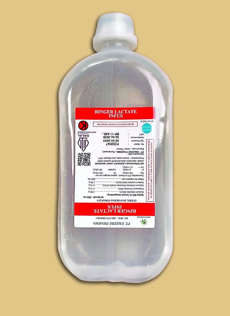Ringer Lactate Infus 500 ml
