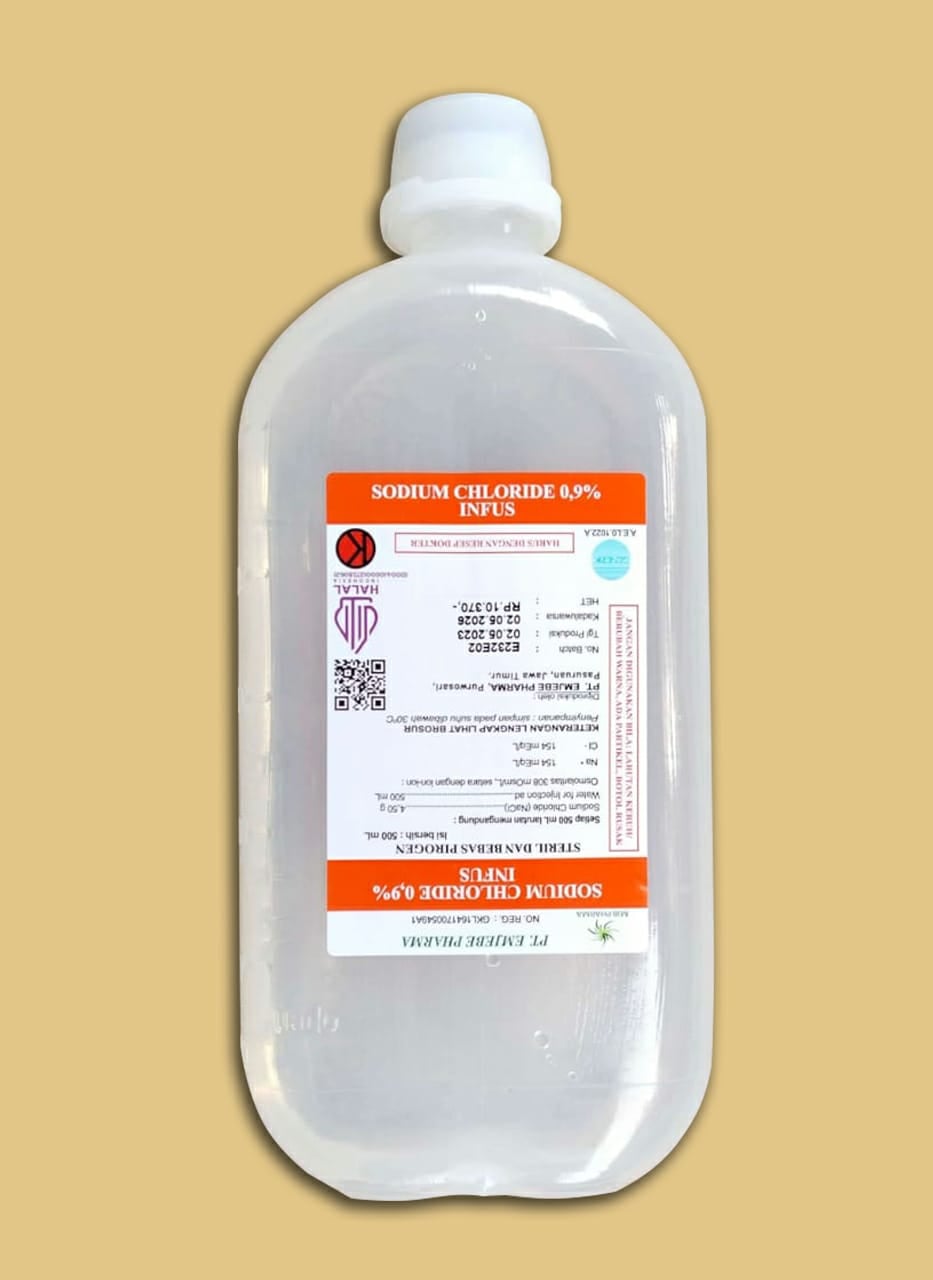 Sodium Chloride 0,9% Infus 500 mL