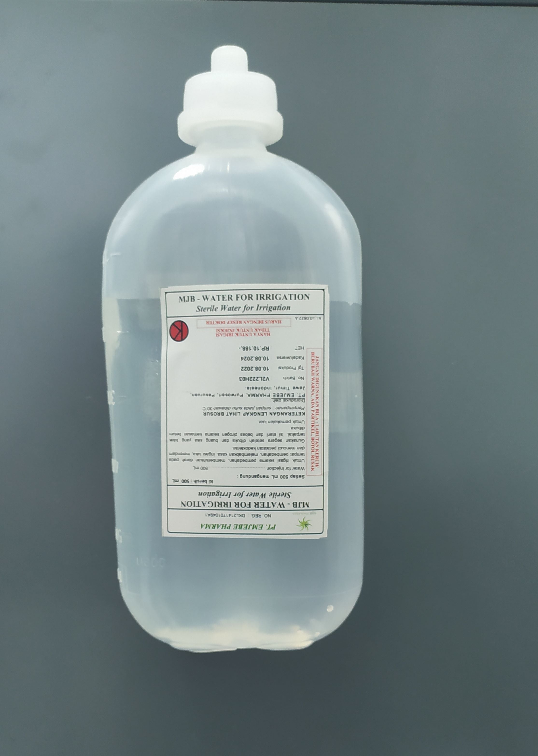 MJB - Water For Irrigation 500 mL